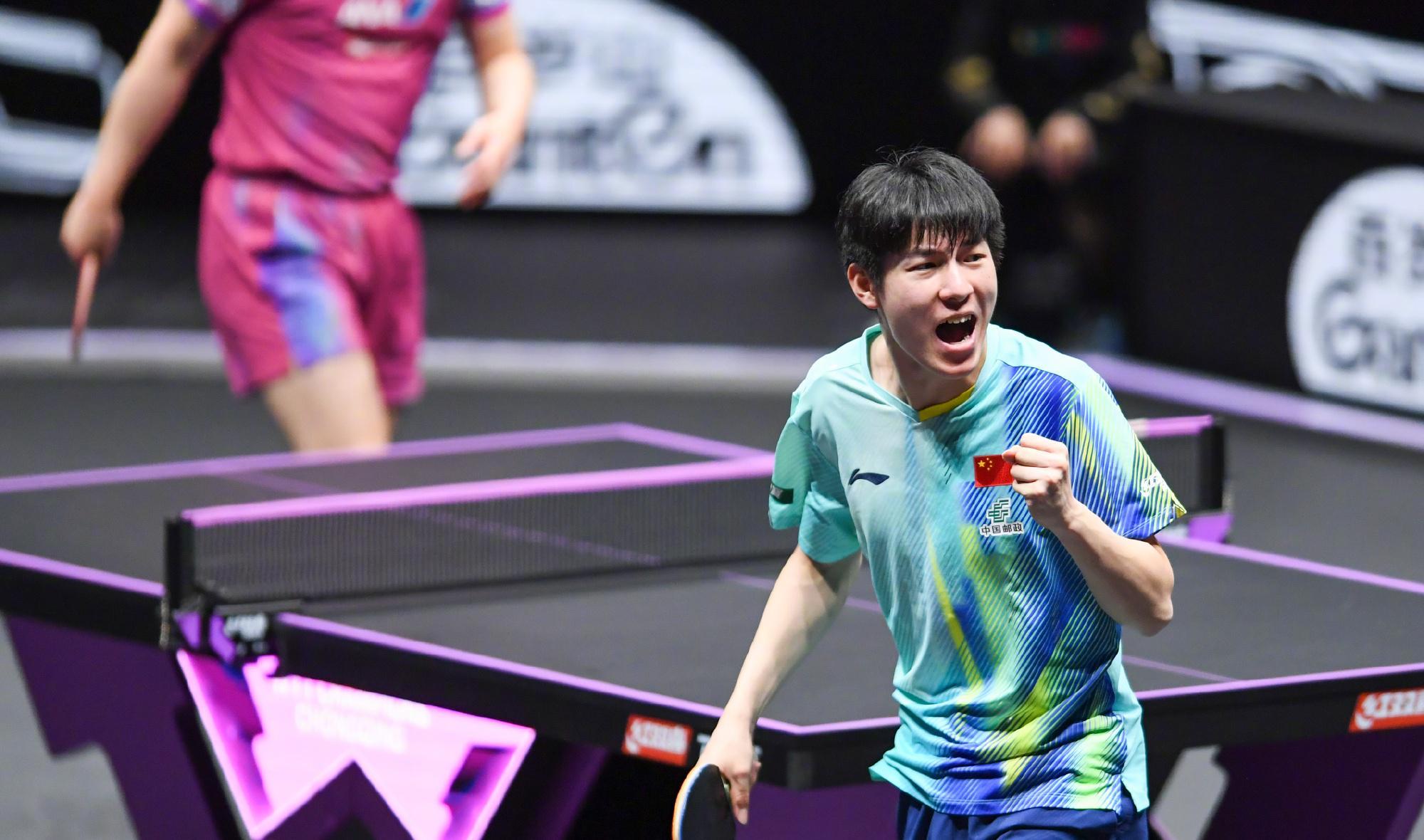 云开体育官网-4-2淘汰张本智和！国乒19岁1米86新星崛起冲冠：单局21-19太刺激